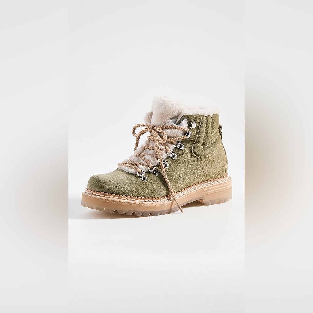Montelliana Camelia Shearling Lining Boots, Size 39